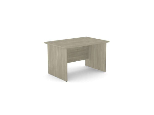 Ashford Panel Leg Straight Office Desk - SKU: Complete product: A - PNST1280/AO, Top: AK - TM1280/AO, Legs: A - LPNSTWV80/AO