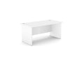 Ashford Panel Leg Straight Office Desk - SKU: Complete product: A - PNST1680/WH, Top: AK - TM1680/WH, Legs: A - LPNSTWV80/WH