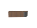 Ashford Reception Desk Antique Walnut - SKU: ASH - REC2400NALWOOD 73cm H 240cm WTHATSMYOFFICE