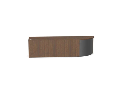 Ashford Reception Desk Antique Walnut - SKU: ASH - REC2400NALWOOD 73cm H 240cm WTHATSMYOFFICE