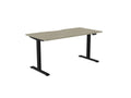 AV8 Sit Stand Single Desk - SKU: Frame: AV8 - PILOT - DESK/BLK + Top: E - 25 - DPS1680/AO
