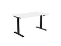 AV8 Standing Height Adjustable Desk - SKU: Frame: AV8 - PILOT - DESK/BLK + Top: E - 25 - DPS1480/WH