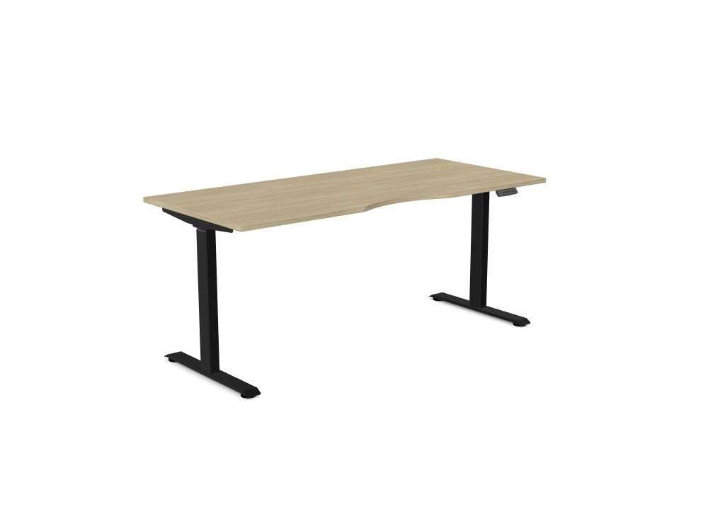 AV8 Standing Height Adjustable Desk - SKU: Frame: AV8 - PILOT - DESK/BLK + Top: E - 25 - DPS1880/UO