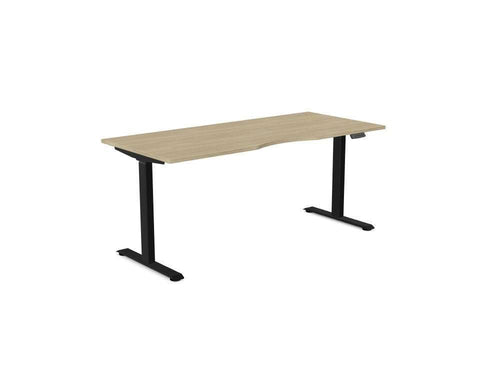 AV8 Standing Height Adjustable Desk - SKU: Frame: AV8 - PILOT - DESK/BLK + Top: E - 25 - DPS1880/UO