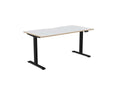 AV8 Standing Height Adjustable Desk - SKU: Frame: AV8 - PILOT - DESK/BLK + Top: P - DPS1680/GY