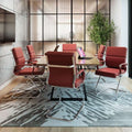 Avanti Medium Back Visitor Cantilever Chair Ox Blood