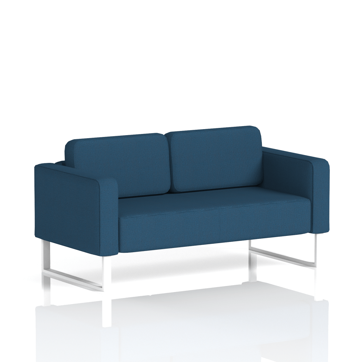 Brixworth Sofa 2 Seater Uto Band 5 - Sumi WhiteThat’s My Office Furniture, 360 Degree View storage, desk, chair