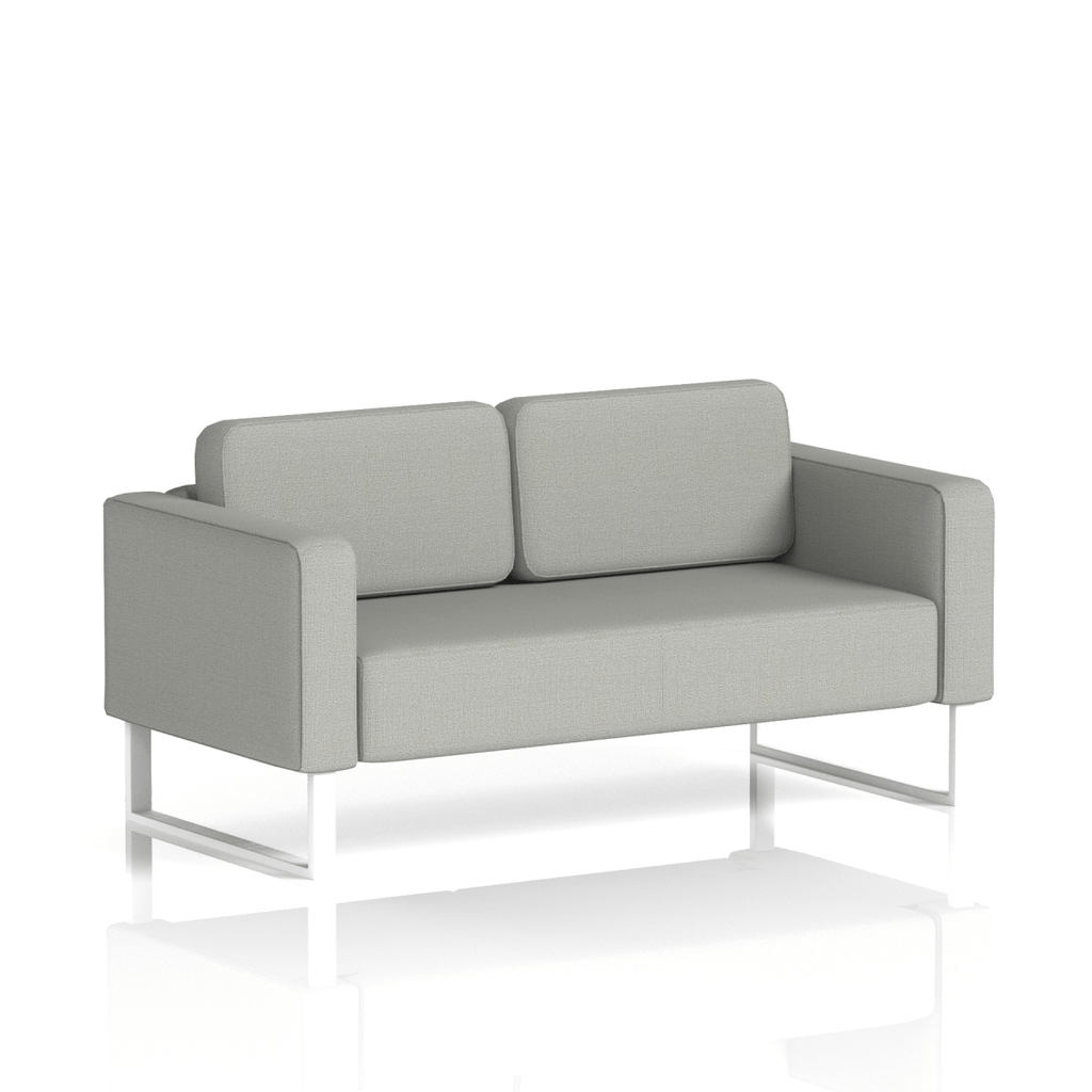 Brixworth Sofa 2 Seater Tokyo Band 5 - Sumi WhiteThat’s My Office Furniture, 360 Degree View storage, desk, chair