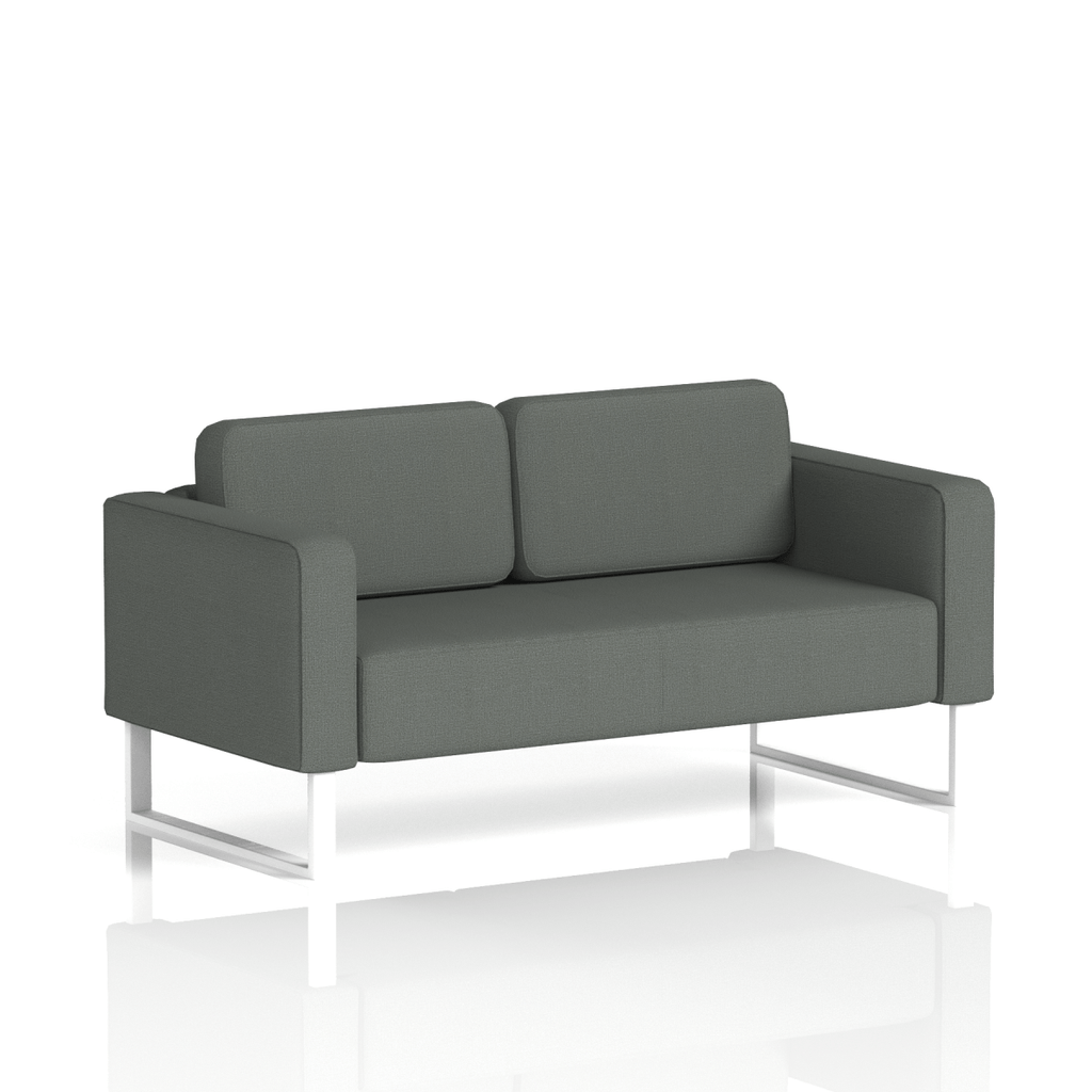 Brixworth Sofa 2 Seater Kobe Band 5 - Sumi WhiteThat’s My Office Furniture, 360 Degree View storage, desk, chair
