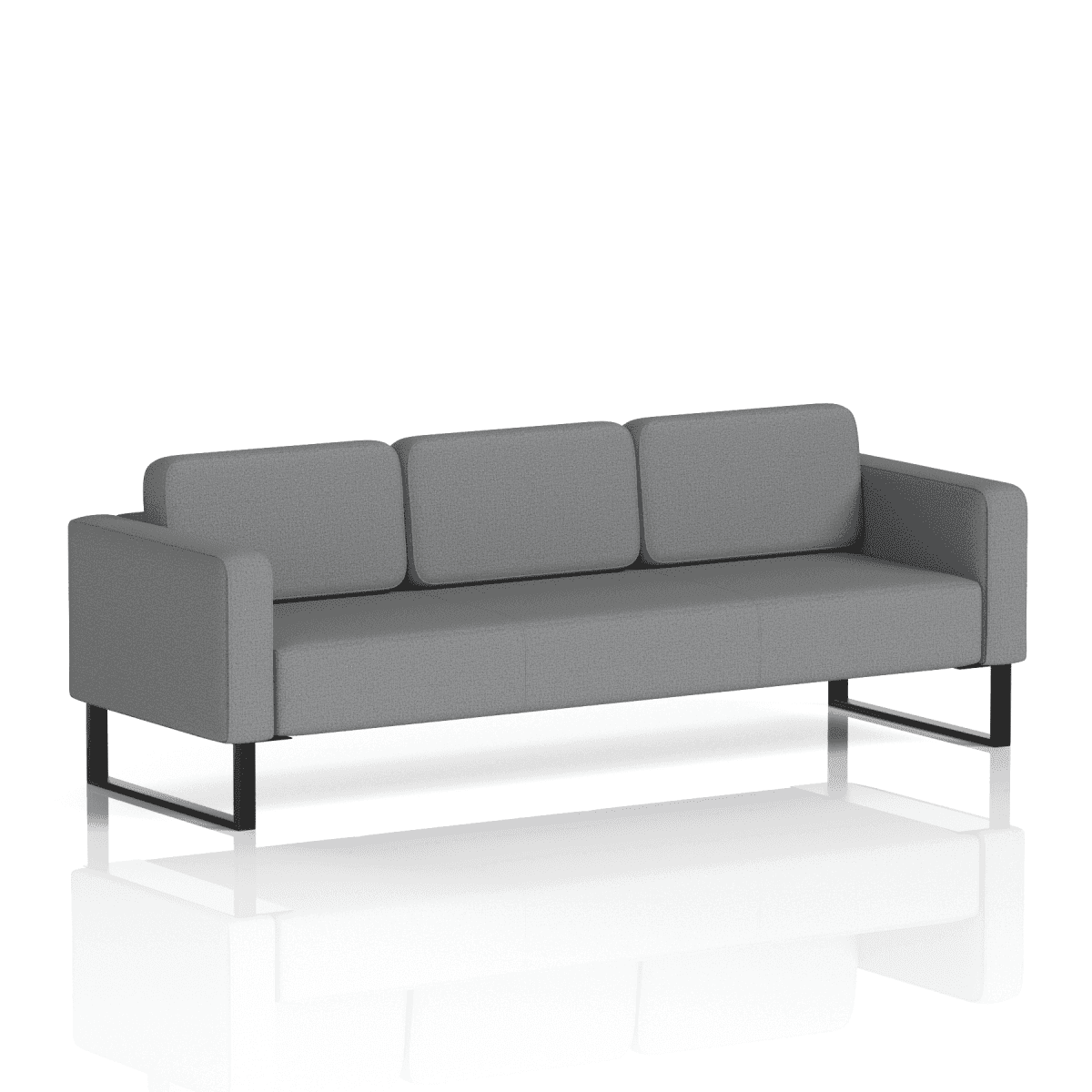 Brixworth Sofa 3 Seater Wed Band 4 - Synergy BlackThat’s My Office Furniture, 360 Degree View storage, desk, chair