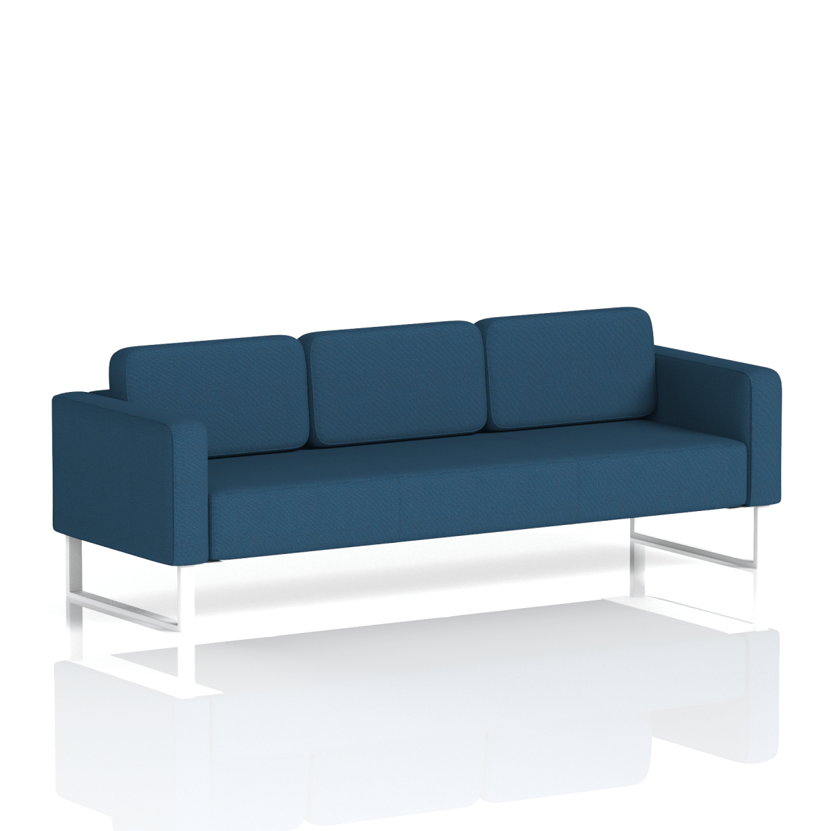 Brixworth Sofa 3 Seater Uto Band 5 - Sumi WhiteThat’s My Office Furniture, 360 Degree View storage, desk, chair