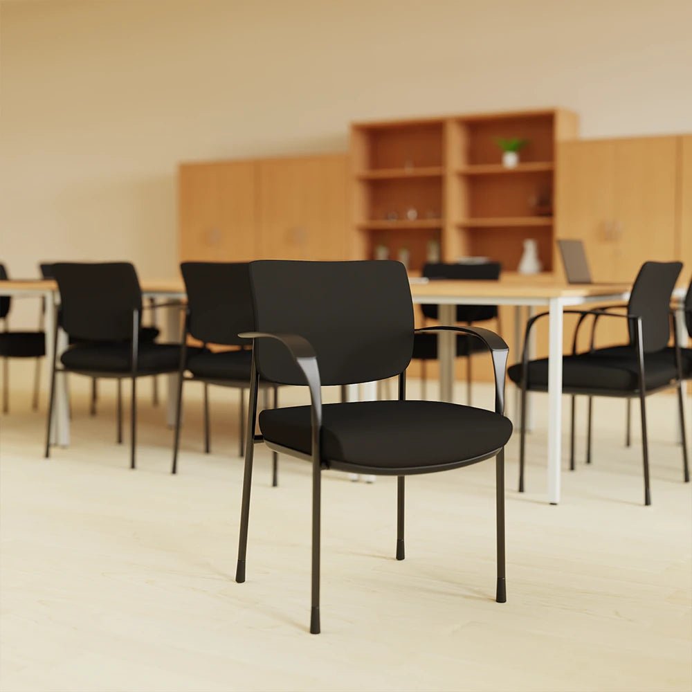 Office Visitor Chair Brunswick Medium Back Stacking by Dynamic