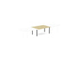 C - Sense Add - On Section for Curved Meeting Table - SKU: CSE - MTAC16/12/MP/BLK