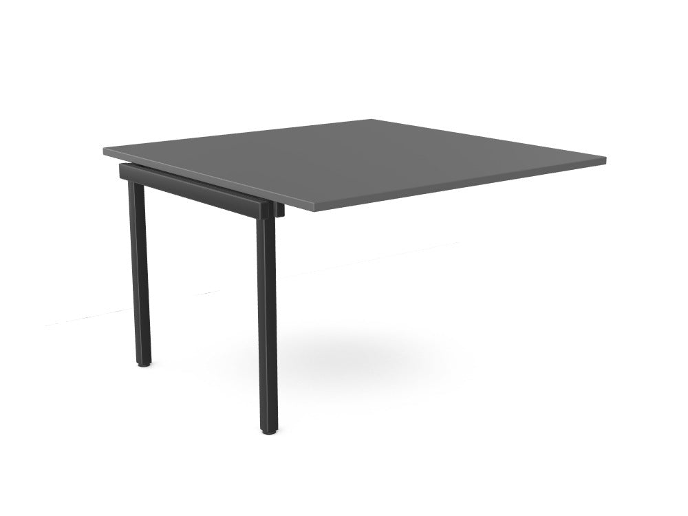 C - Sense Add - On Section for Straight Meeting Table - SKU: CSE - MTA12/12/GR/BLK