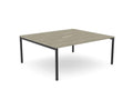 C - Sense Bench - Office Desk (Starter) - SKU: Product Code: CSE - 2PB - LEO - TS1880/AO/BLK - > 2x Top: CSE - TS1880/AO , 2x Beam: CSE - B1800/BLK , Leg: CSE - LEO1600/BLK DesignTHATSMYOFFICE