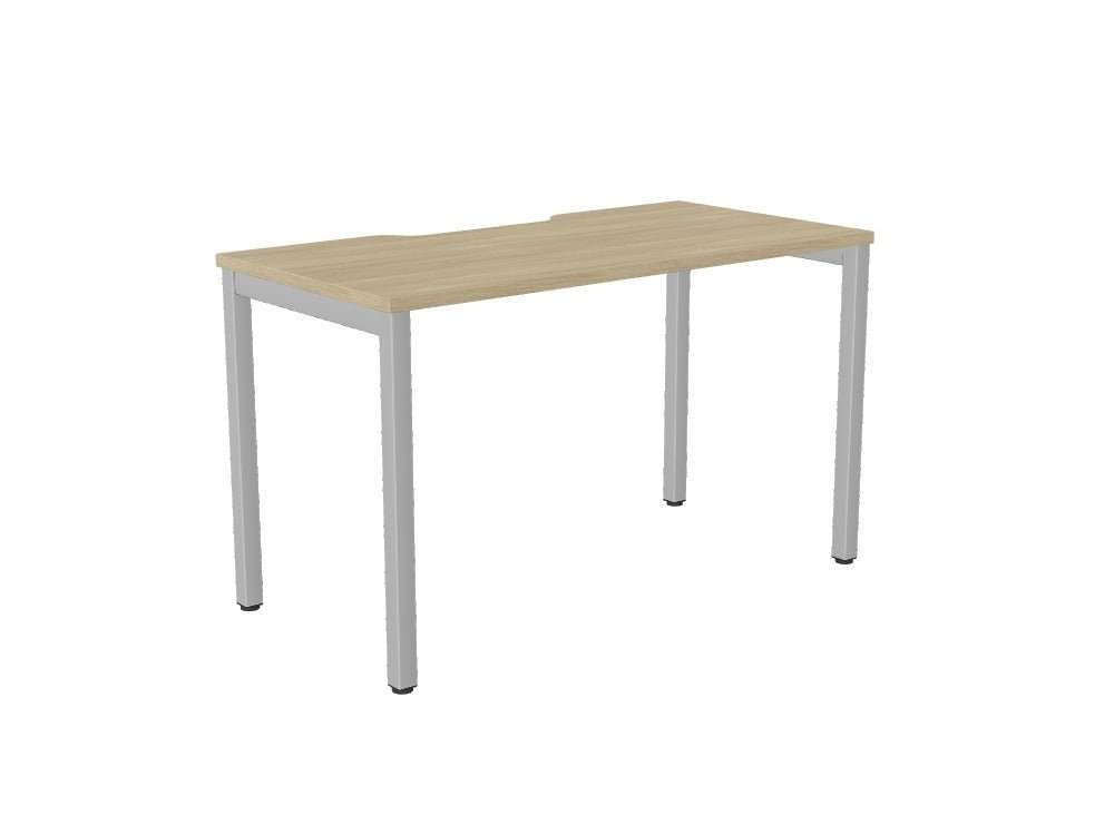 C - Sense Office Desk - SKU: Product Code: CSE - 1PB - LEO - TS1060/UO/SLV , Top: CSE - SOLO - TS1060/UO , Beam: CSE - SOLO - B1000/SLV , Legs: CSE - LEO600/SLV