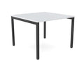 C - Sense Single Piece Straight Meeting Table & Large Table Starter Section - SKU: CSE - LEO - MTS10/10/GY/BLKTHATSMYOFFICE