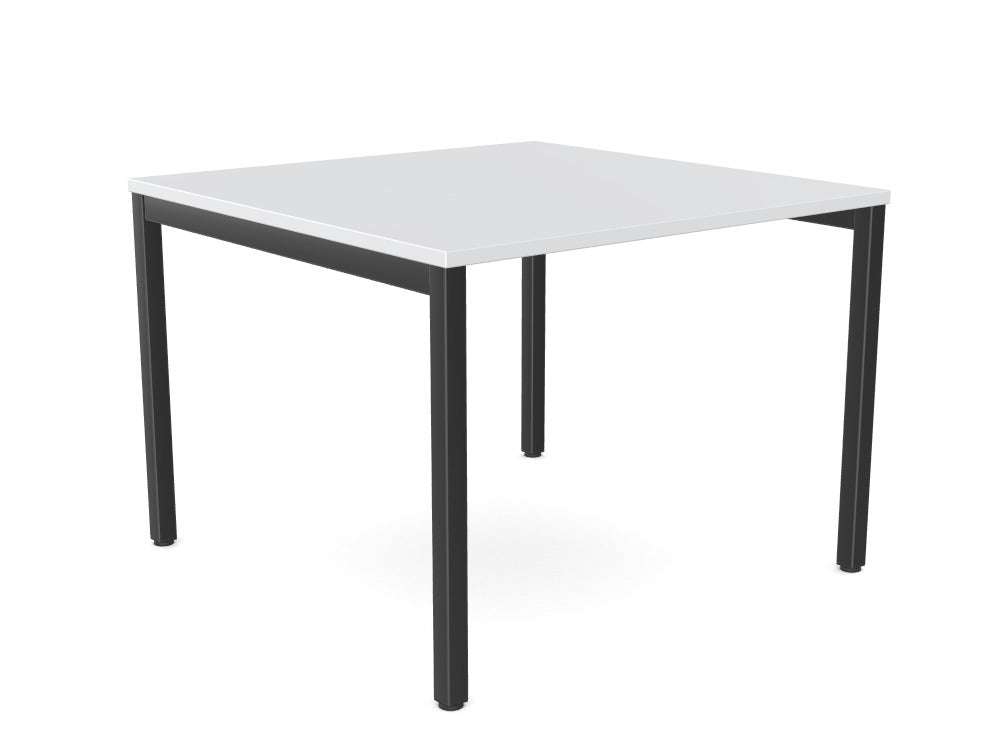 C - Sense Single Piece Straight Meeting Table & Large Table Starter Section - SKU: CSE - LEO - MTS10/10/GY/BLKTHATSMYOFFICE