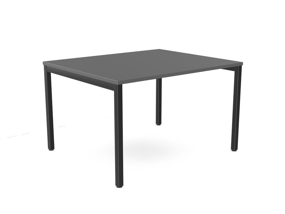 C - Sense Single Piece Straight Meeting Table & Large Table Starter Section - SKU: CSE - LEO - MTS12/10/GR/BLK
