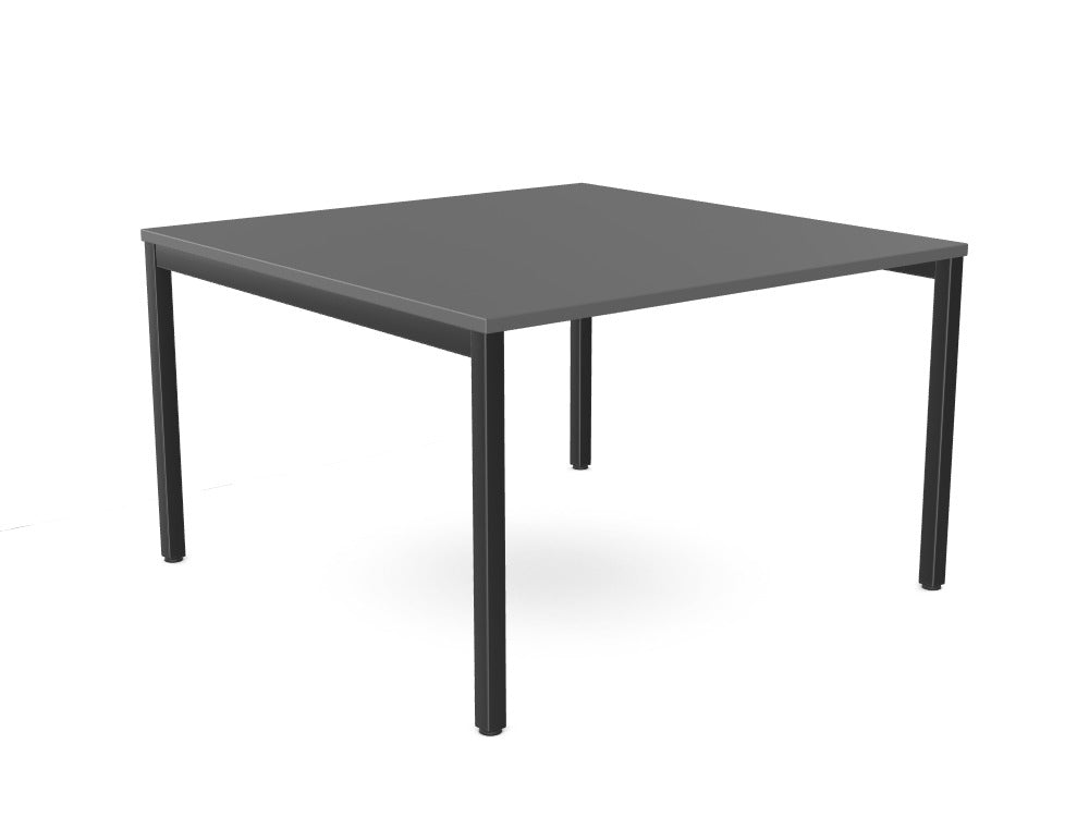 C - Sense Single Piece Straight Meeting Table & Large Table Starter Section - SKU: CSE - LEO - MTS12/12/GR/BLK