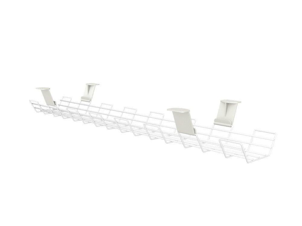 Cable Basket Narrow Accessory - SKU: QX - CB1000/NARROW/WHTTHATSMYOFFICE