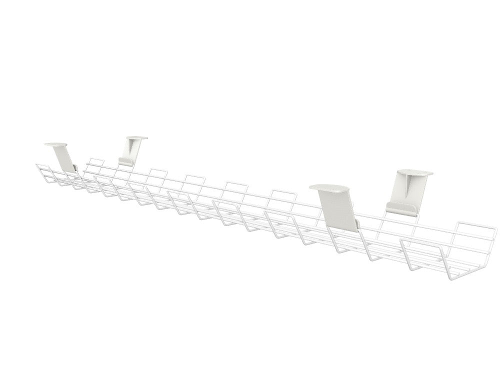 Cable Basket Narrow - SKU: QX - CB1200/NARROW/WHT