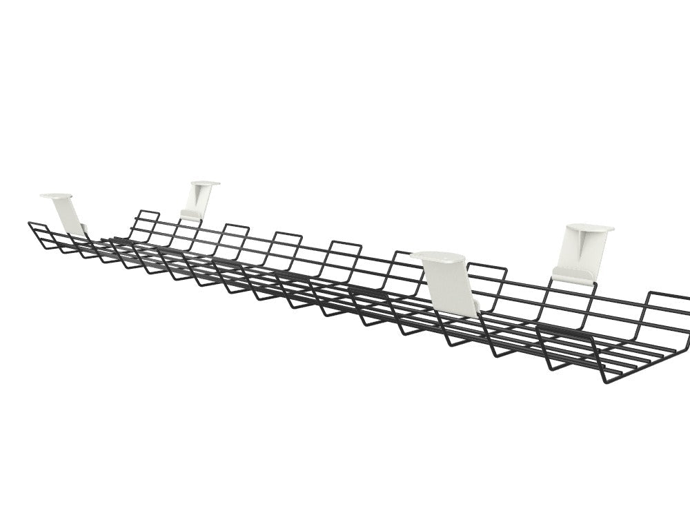 Cable Basket Wide Accessory - SKU: QX-CB1200/WIDE/BLKTHATSMYOFFICE