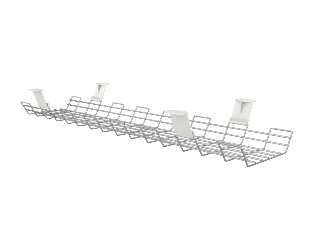 Cable Basket Wide - SKU: QX - CB1000/WIDE/SLV