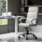 Desire High Back Leather Executive  Office Chair with Arms