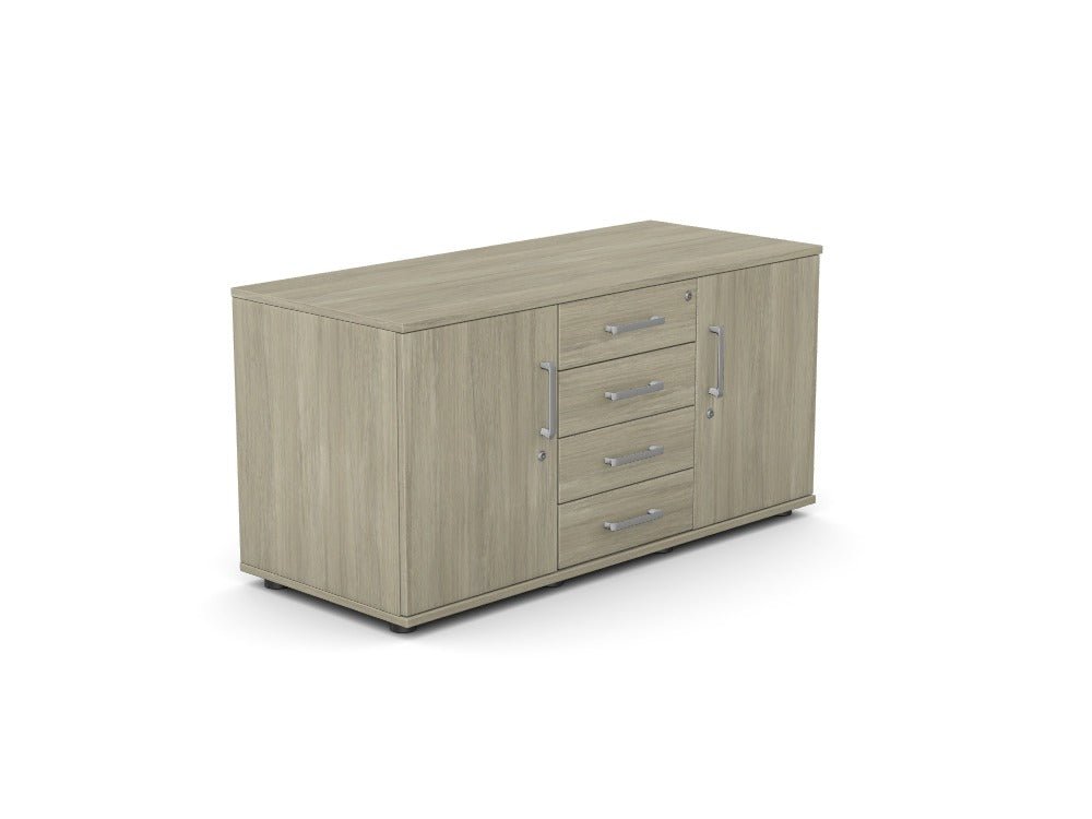 Desk Cabinet A - 50 - SKU: WU - A - 50, Wood Finish: AO