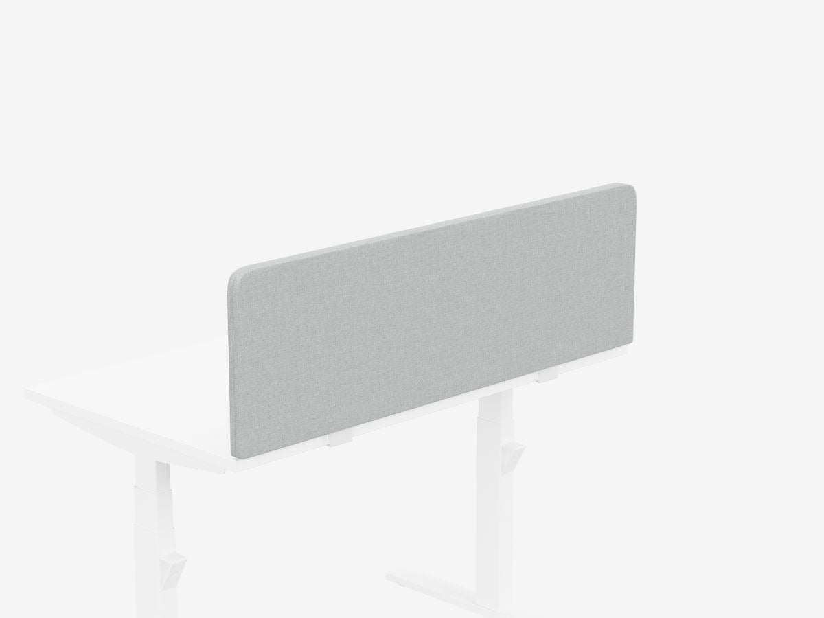 Desk Screen Glass Camria Fabrix 120 x 38cm with Brackets INC Fitting
