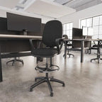 Eclipse Plus I Medium Back Operator Office Chair Task with Hi Rise Draughtsman Kit