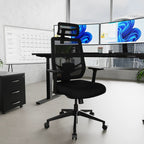 Ergo Twist High Mesh Back  Task Operator Office Chair with Arms