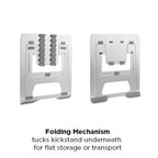 Eze Ultraslim Foldable Aluminum Laptop Riser