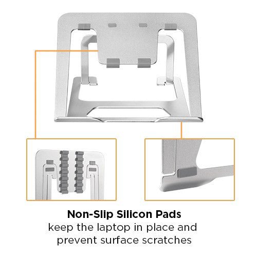 Eze Ultraslim Foldable Aluminum Laptop Riser