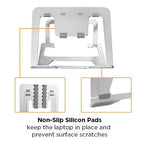 Eze Ultraslim Foldable Aluminum Laptop Riser