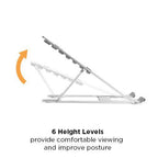 Eze Ultraslim Foldable Aluminum Laptop Riser