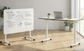 FlipMe Desk Standing Height Adjustable Desk - With Tilt Table White 