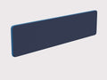 Flite Softline Desk Mounted Straight Top Acoustic Panel - SKU: FSL/16 - 380/ST/GP1, Screen Fabric: Walten - EJ011, Trim Fabric: Galilee - EJ125, Bracket: SB1//BK