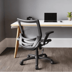 Fuller Medium Mesh Back Task Operator Office Chair with Folding Arms