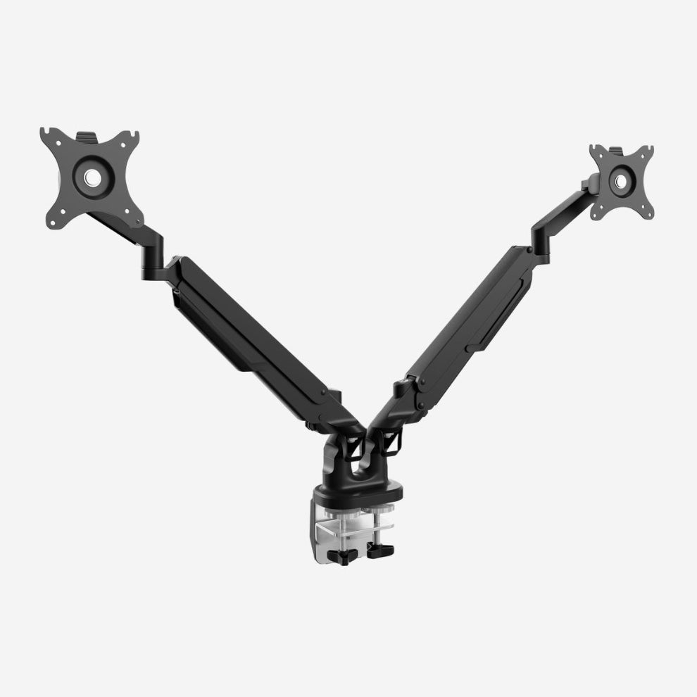 Gas spring double monitor desk arm DLB851D2 - black