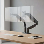 Gas spring double monitor desk arm Merge DoubleMonitor Arm