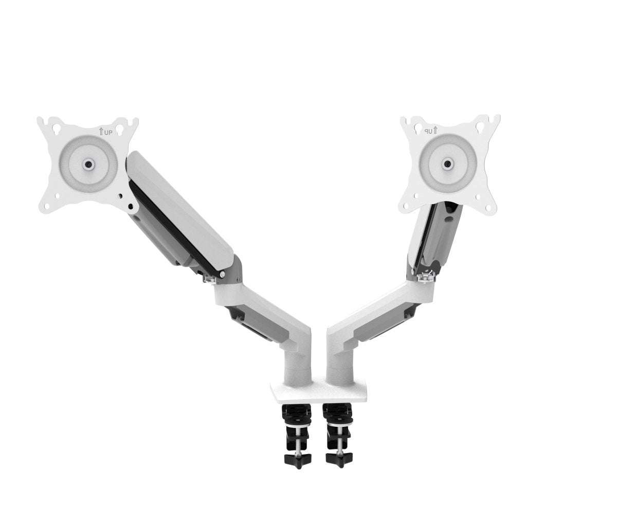 Gas spring double monitor desk arm Merge Double