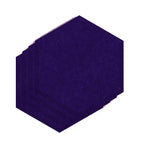 wall Hexagonal Panel eggplant