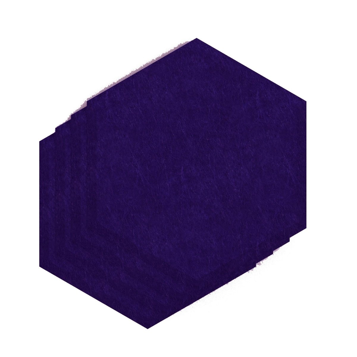 wall Hexagonal Panel eggplant