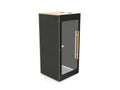 Hide Booths - H1 Stocked - SKU: AQU - HIDE - SINGLE, Booth Colour: DARK, Natural Felt Option: N - ( - ), Back Panel: GLASSBACK - (AQU - HIDE - SINGLE - ADDON - GLASS/WALL), Side Walls: FELT - ()