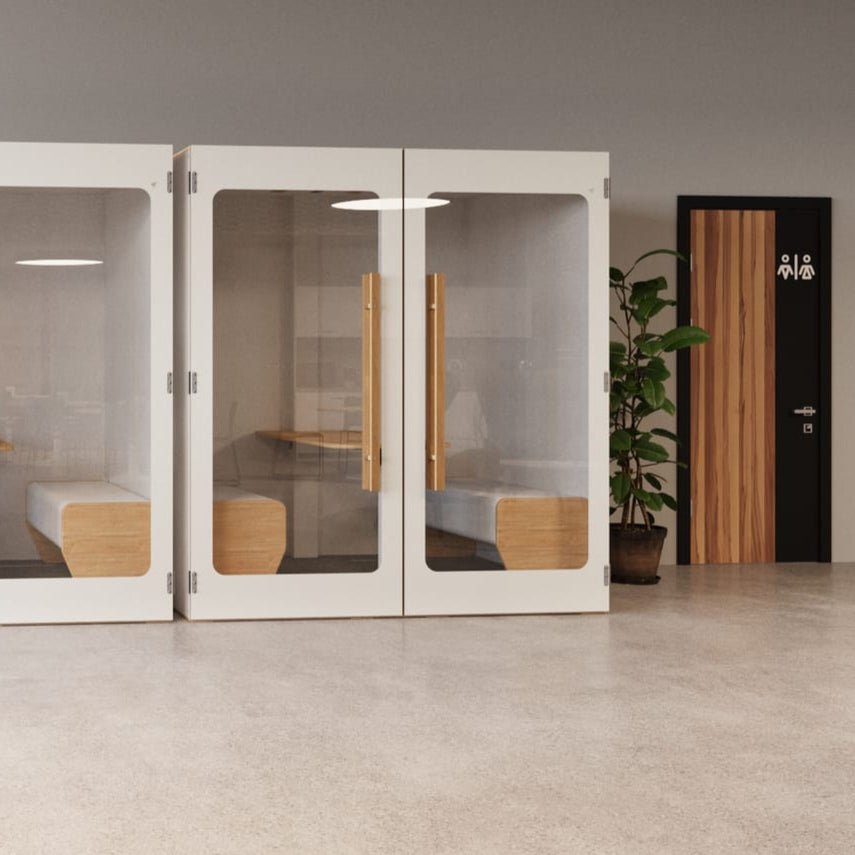 Hide H4 Booth Acoustic Office POD Room 201cm W 140cm D View in 360° Choose Options