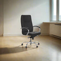 High Back Office Chair Leather Look Coloured Idaho leather