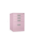 Home Filing Cabinet 4 Drawer (3 + 1) Locking Desk High FCM1F-Violet