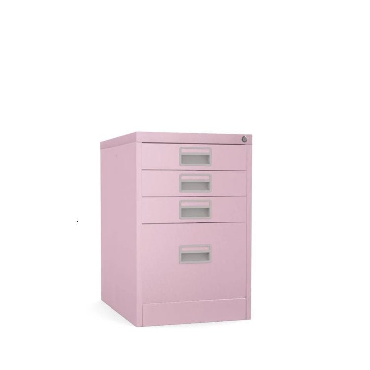 Home Filing Cabinet 4 Drawer (3 + 1) Locking Desk High FCM1F-Violet